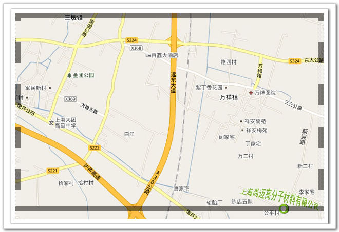 上海尚迈高分子材料有限公司 厂址位置图